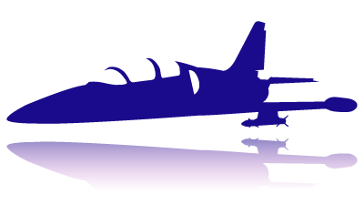 Turbine military aircraft